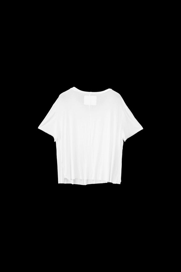 Cropped V-Neck T-Shirt