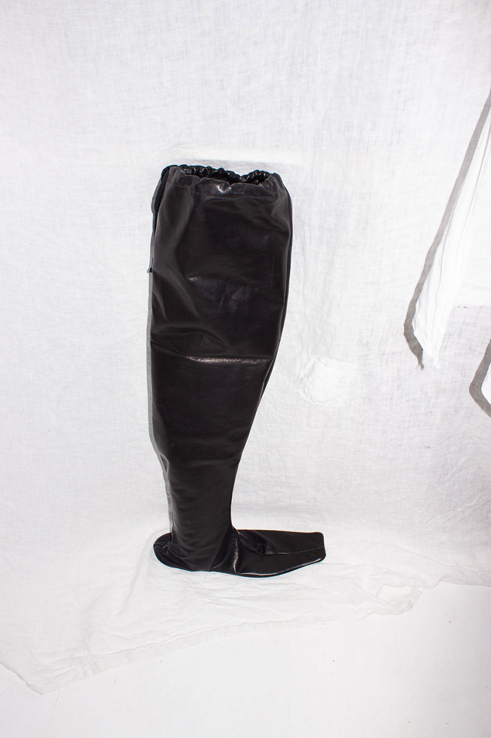 Thigh High Leather Boots - NELLY JOHANSSON