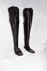 Thigh High Leather Boots