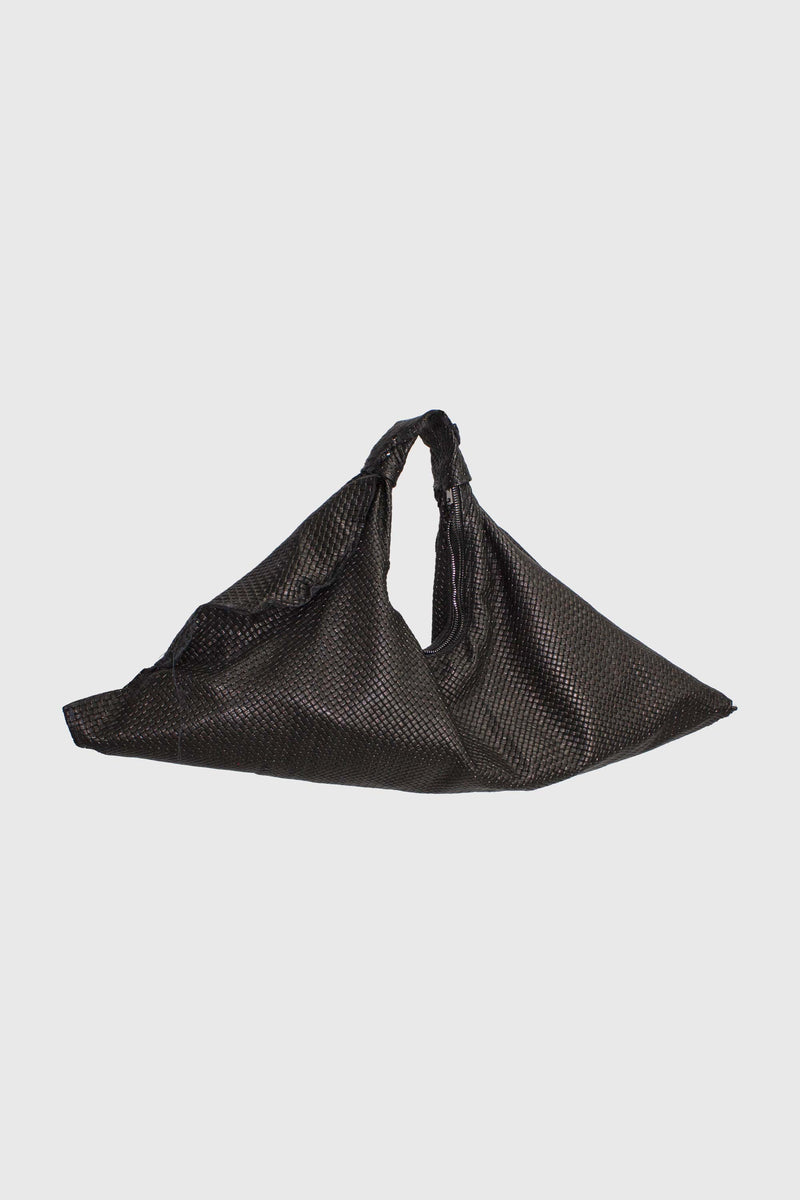Triangular Leather Bag