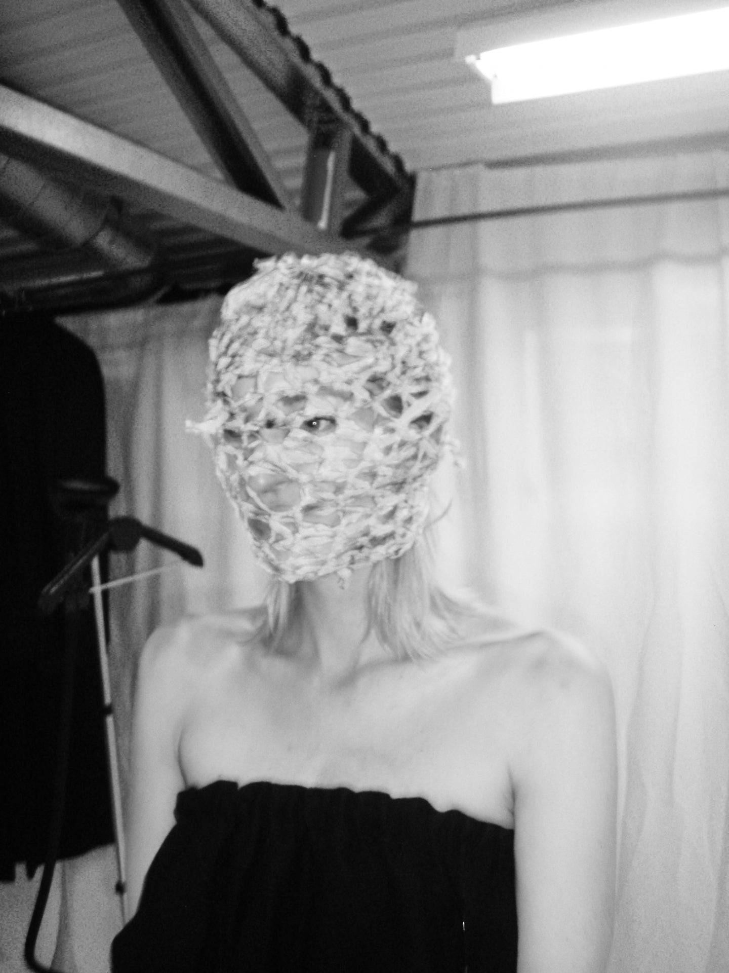 Net Crochet Hat Mask - NELLY JOHANSSON