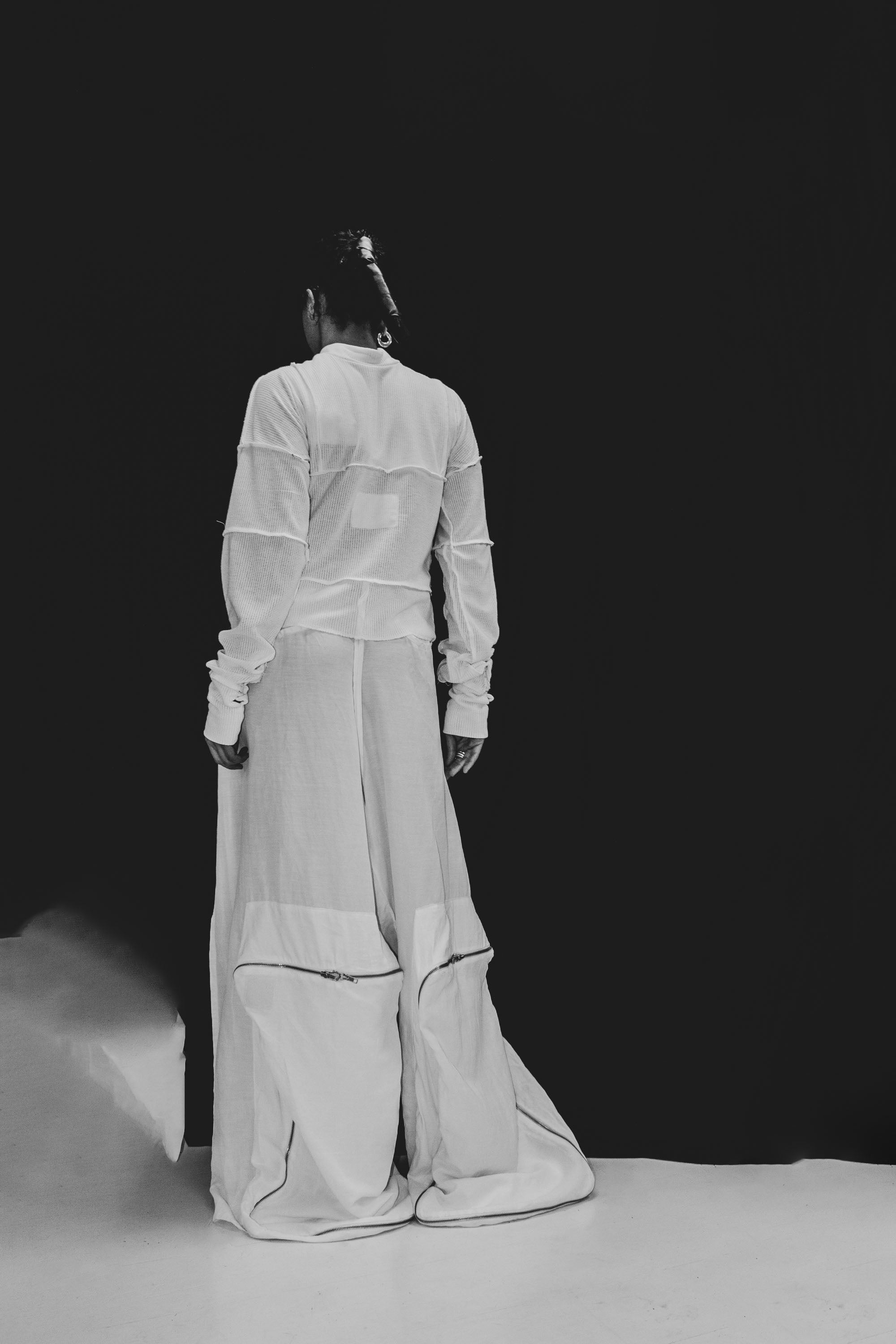 Reverse Linen Pants - NELLY JOHANSSON