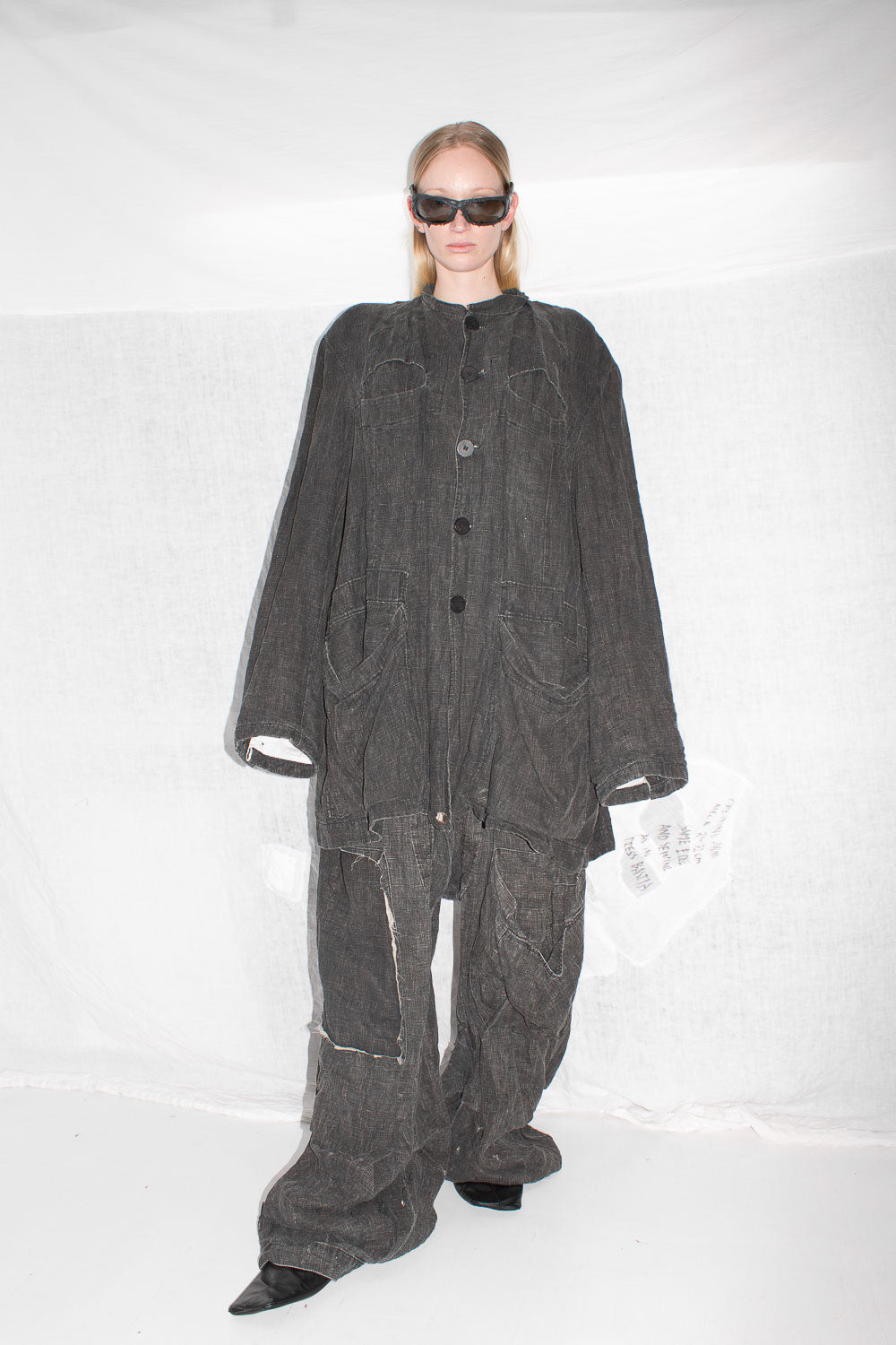 Antique Linen Jacket - NELLY JOHANSSON