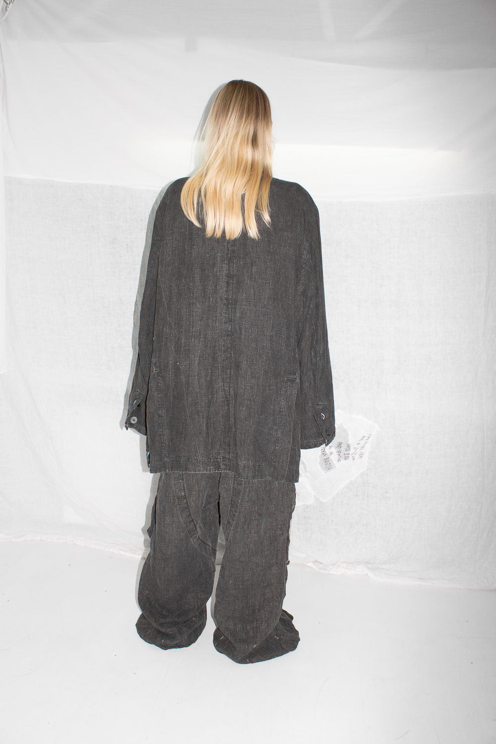 Antique Linen Jacket - NELLY JOHANSSON