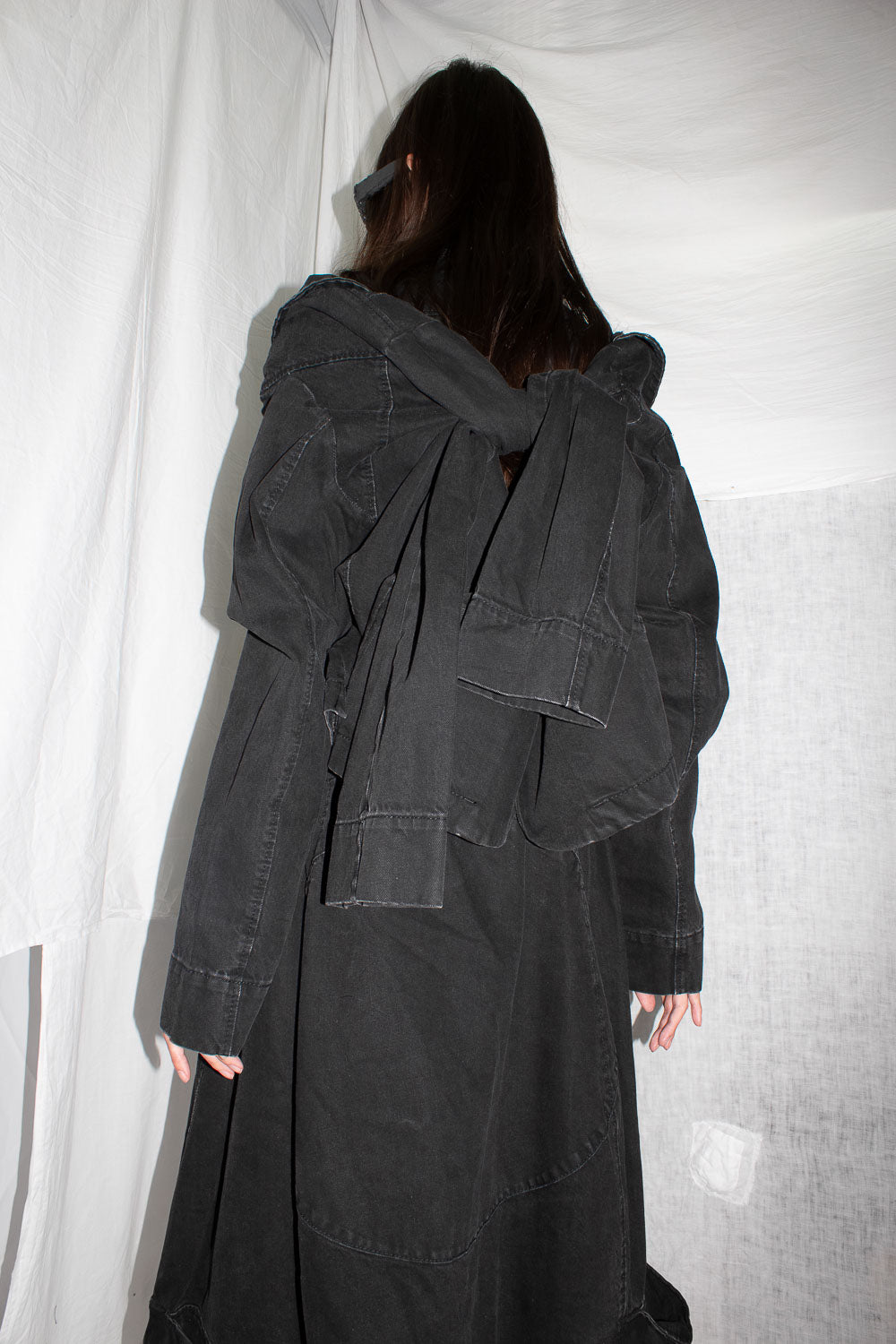 Layered Denim Jacket - NELLY JOHANSSON