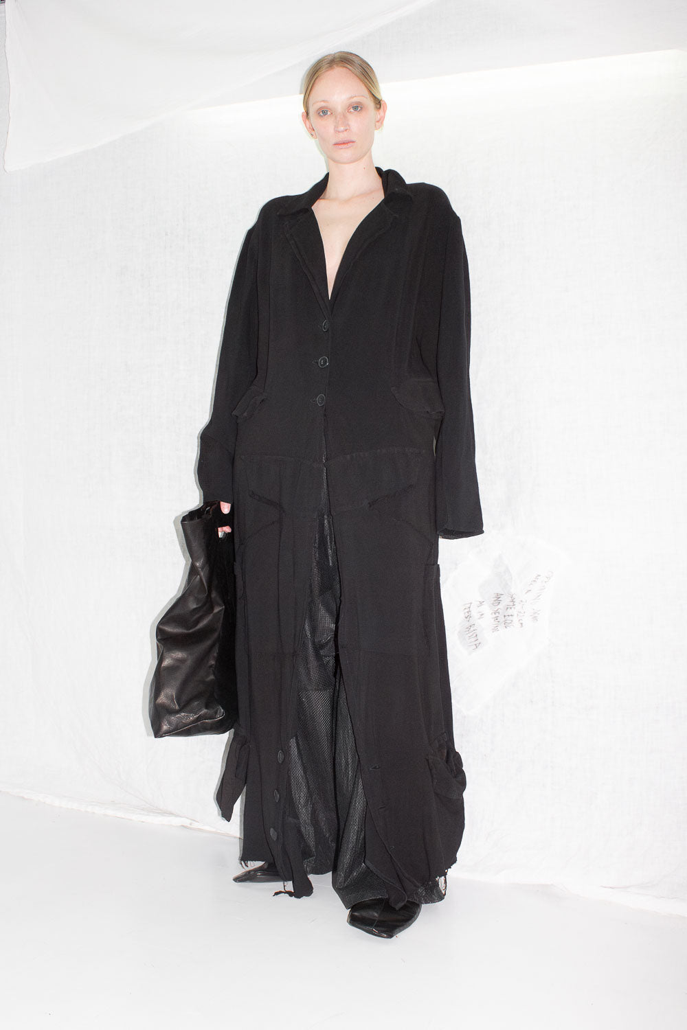 Deconstructed Linen Coat