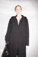 Deconstructed Linen Coat