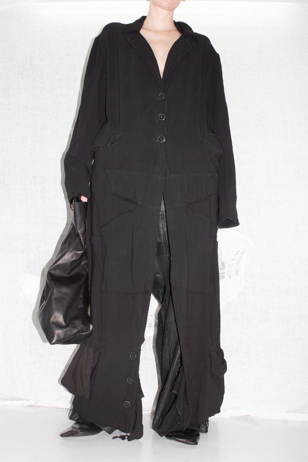 Deconstructed Linen Coat - NELLY JOHANSSON