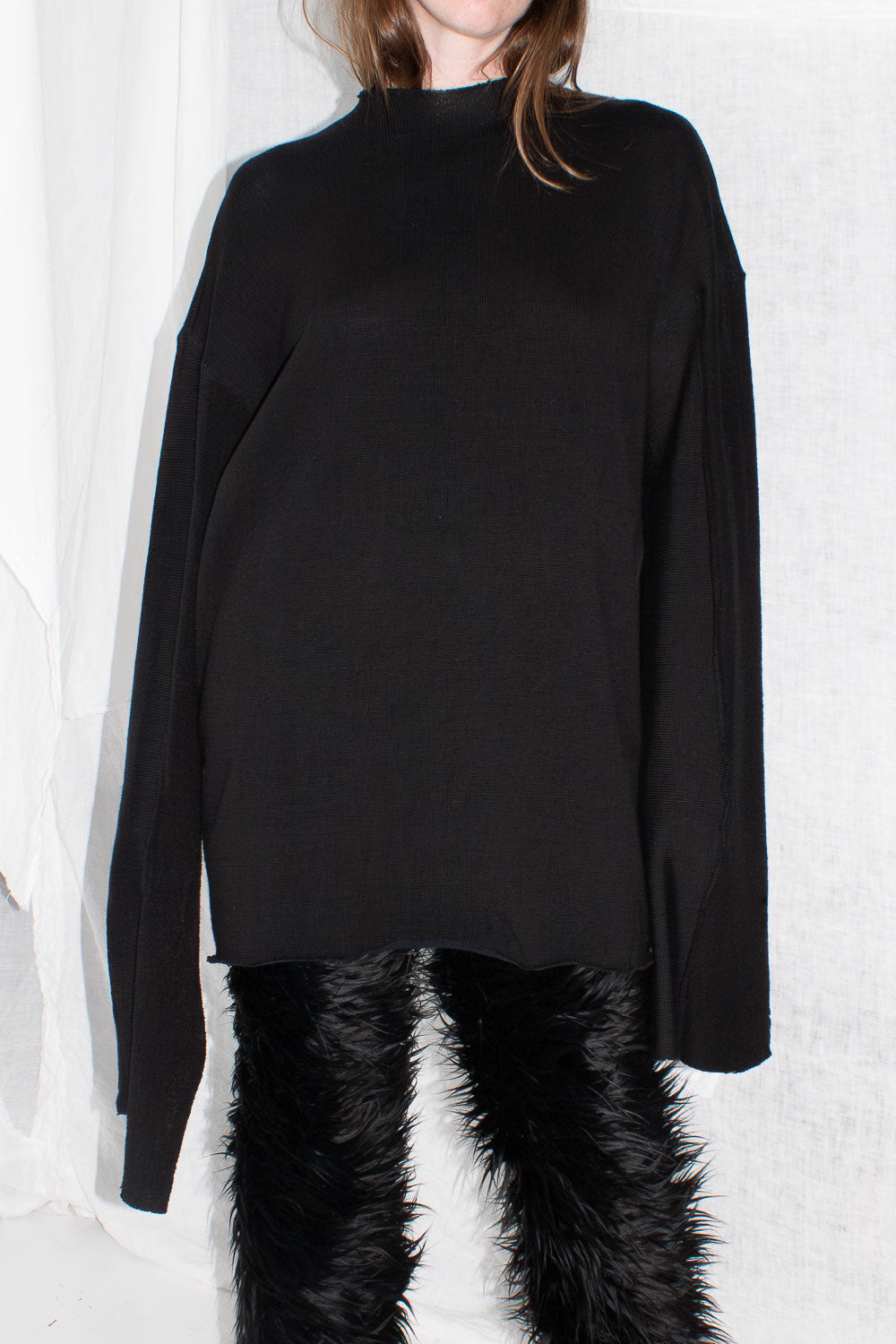 Merino Wool Knit Sweater - NELLY JOHANSSON