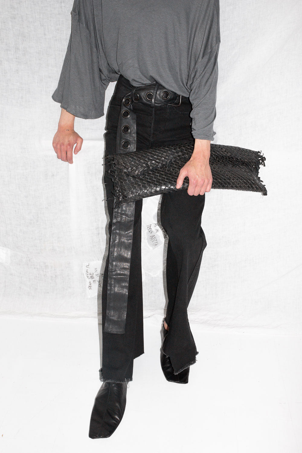 Antique Leather Belt - NELLY JOHANSSON