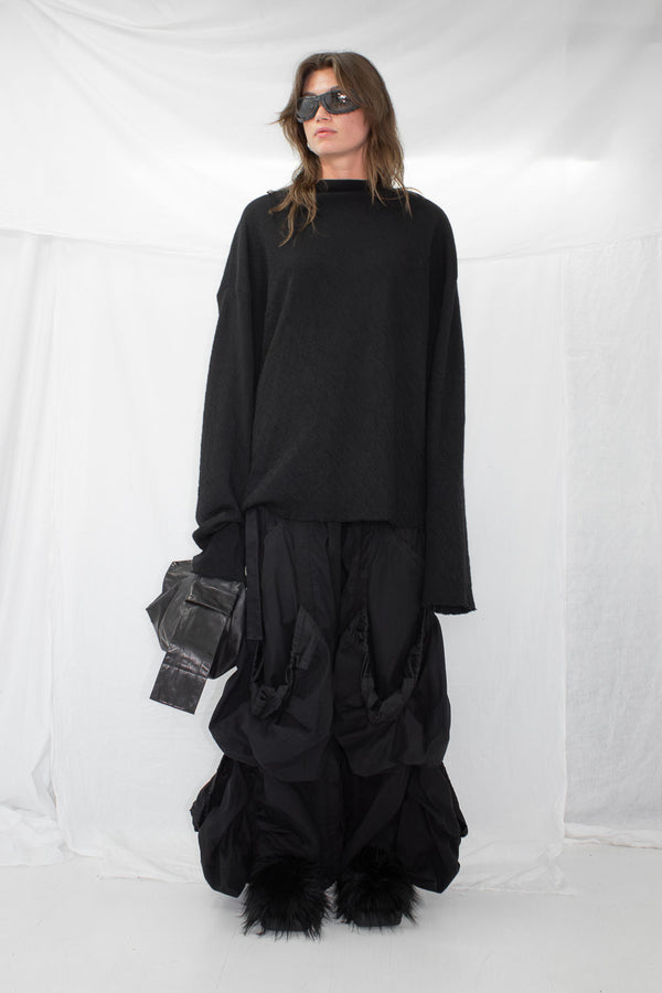 Textured Merino Wool Knit Sweater