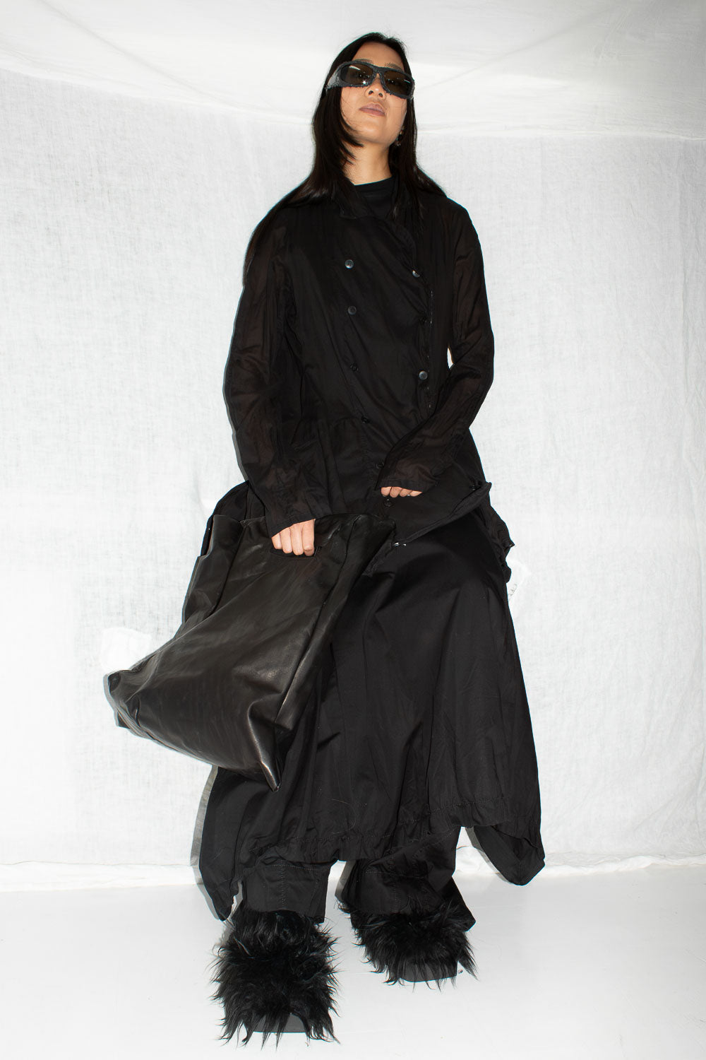 Sculptural Shirt Jacket - NELLY JOHANSSON