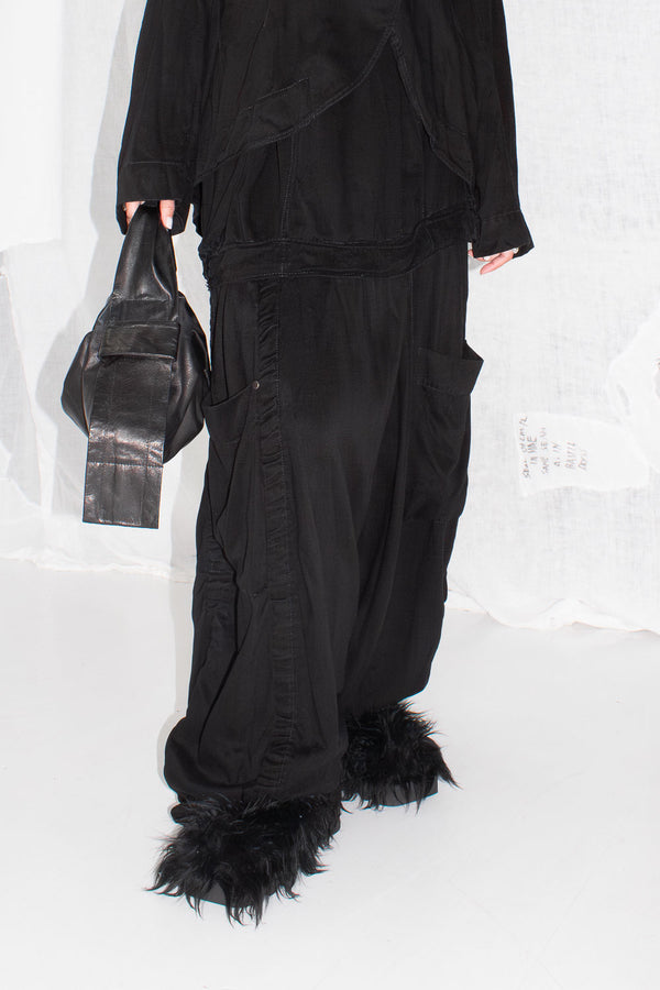 Skirt Layered Low Pants