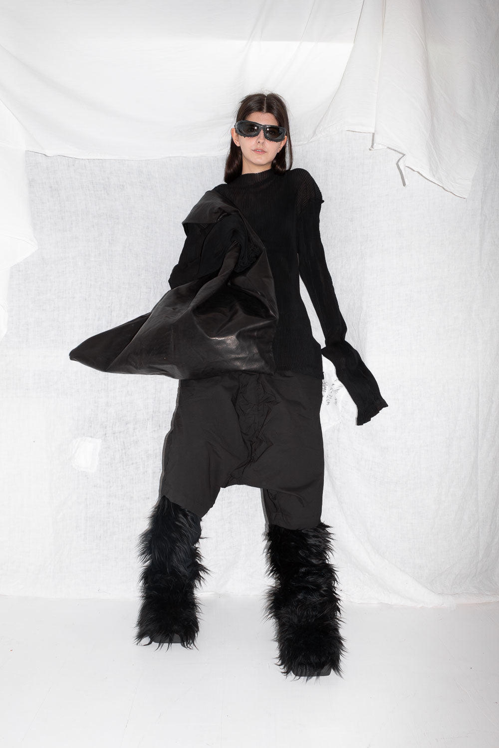 Pleated Long Sleeve Top - NELLY JOHANSSON