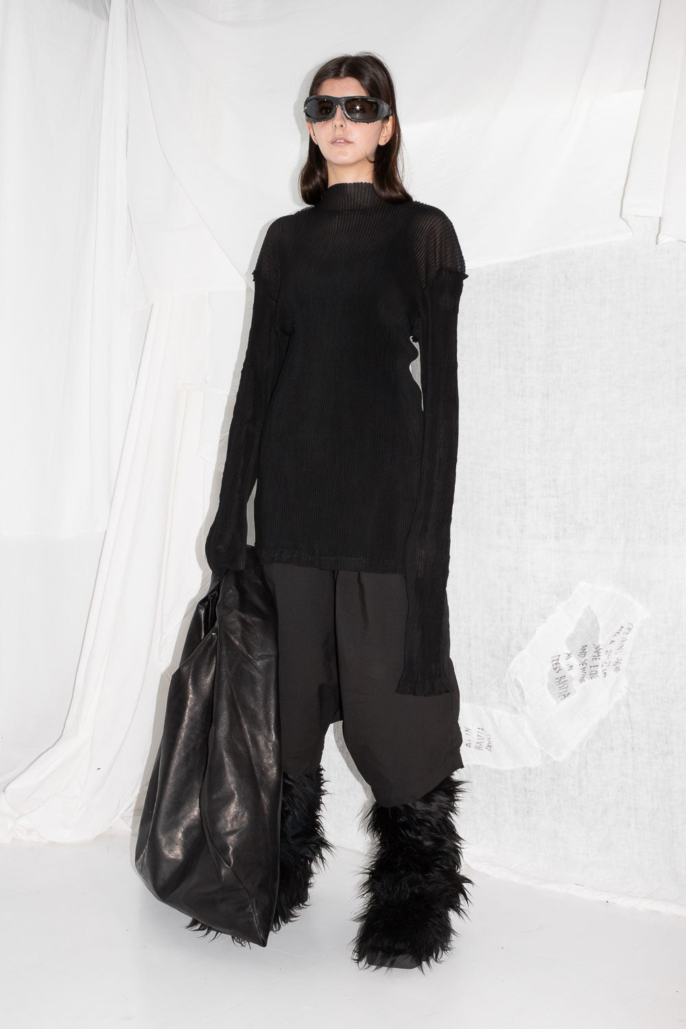 Pleated Long Sleeve Top - NELLY JOHANSSON