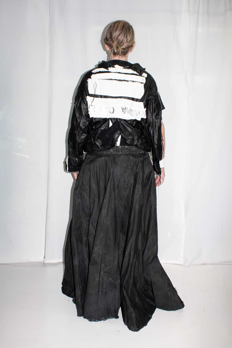 Patch Leather Jacket