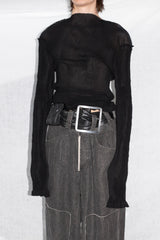 Pleated Long Sleeve Top