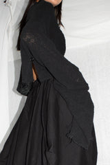 Mesh Knit Long Sleeve Sweater