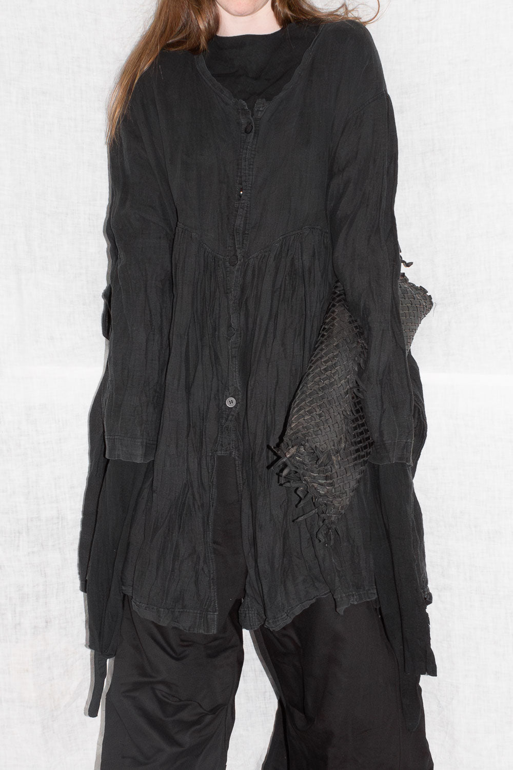 Long sleeve Linen Dress - NELLY JOHANSSON