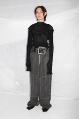 Patched Linen Trousers