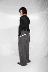 Patched Linen Trousers