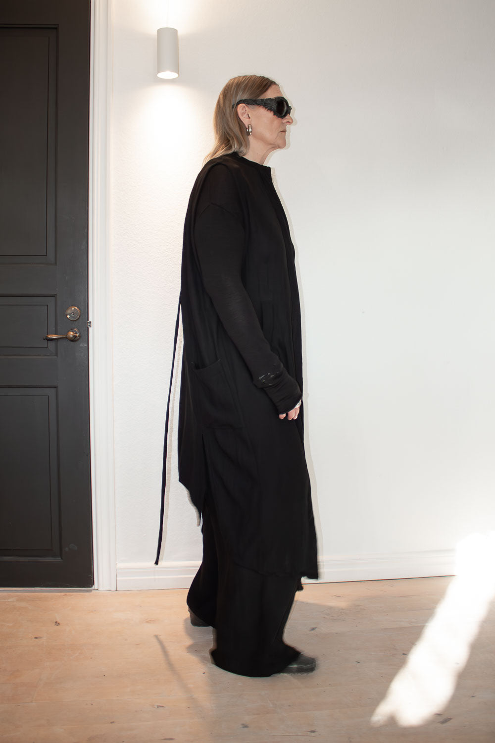 Black Maxi Pocket Dress - NELLY JOHANSSON
