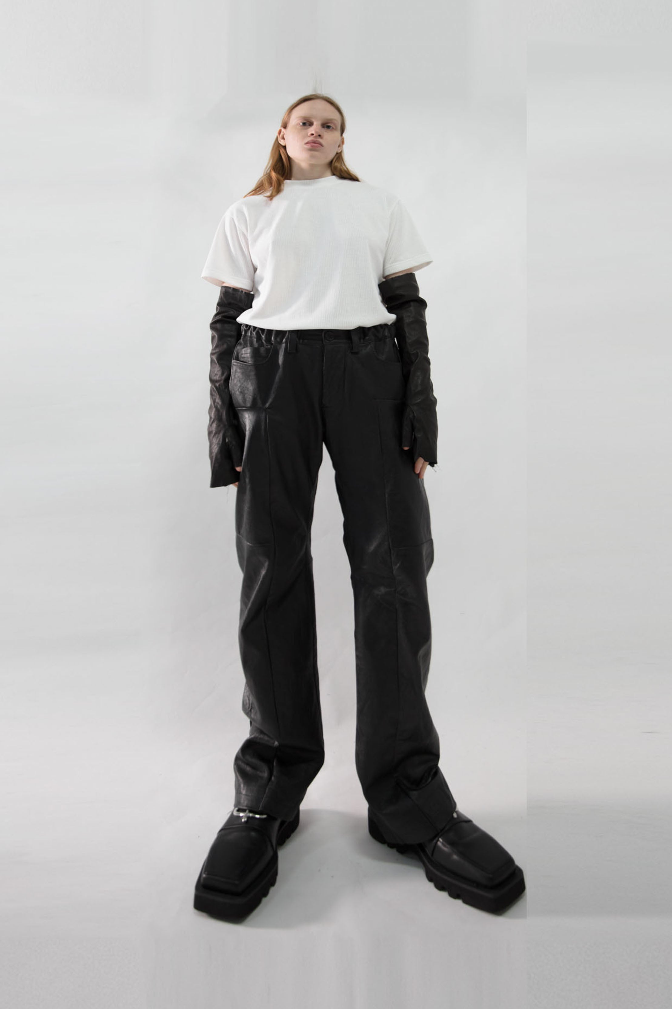 Perforated Crewneck T-Shirt B - NELLY JOHANSSON