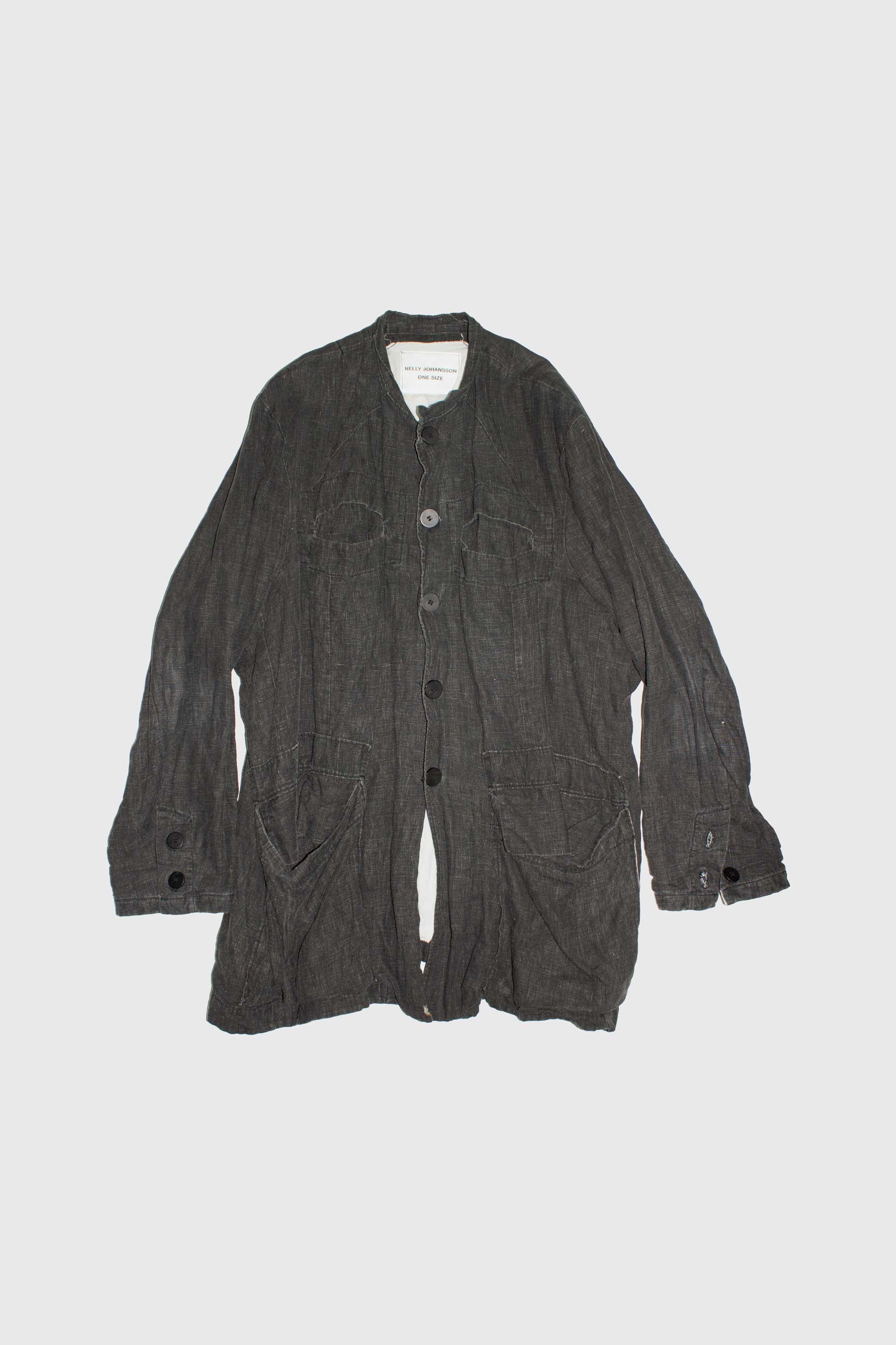 Antique Linen Jacket - NELLY JOHANSSON