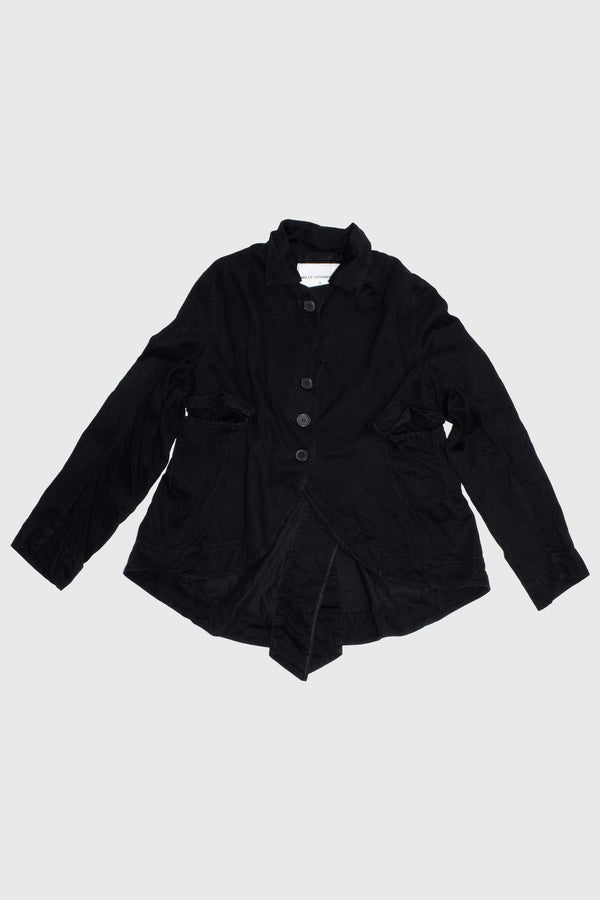 Rounded Lyocell Jacket