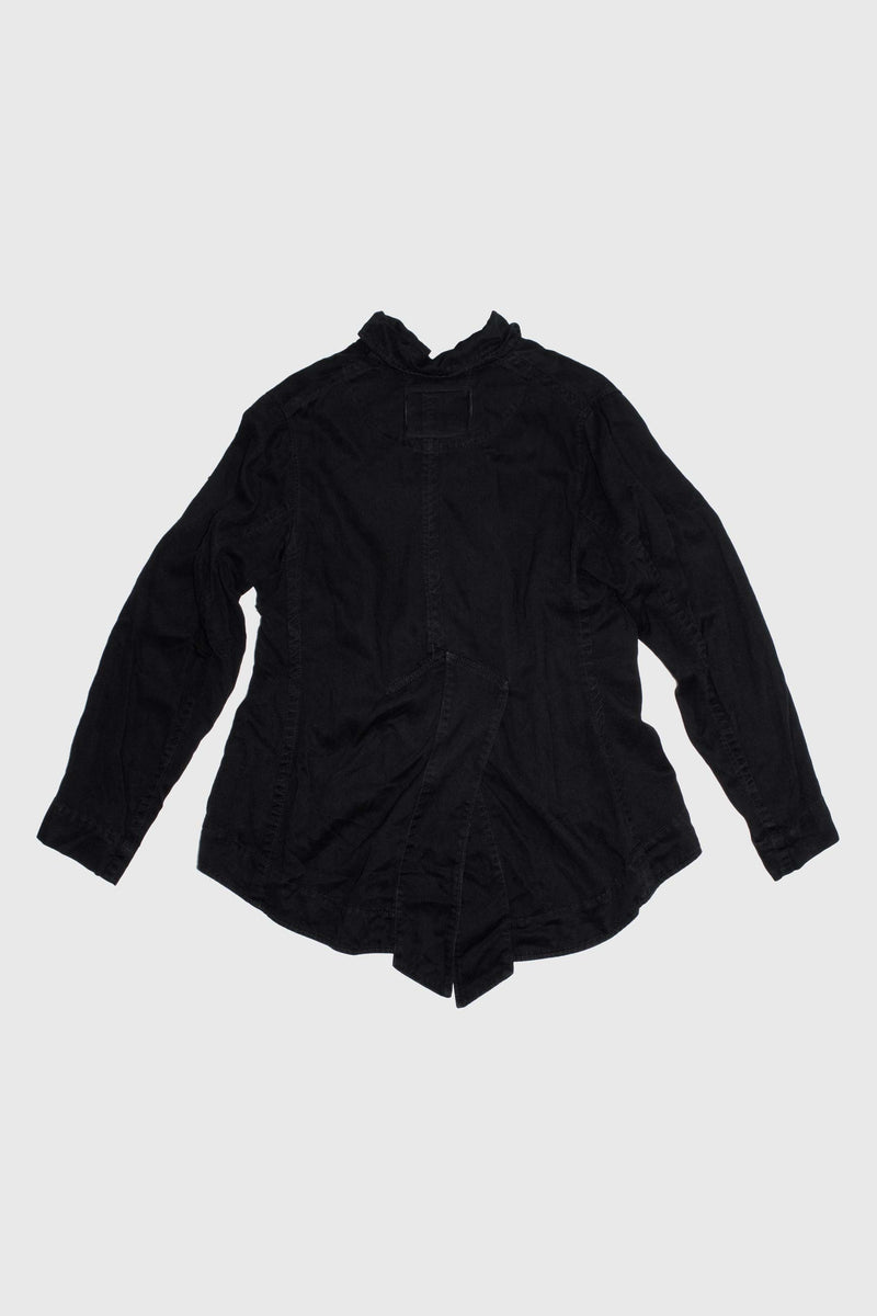 Rounded Lyocell Jacket