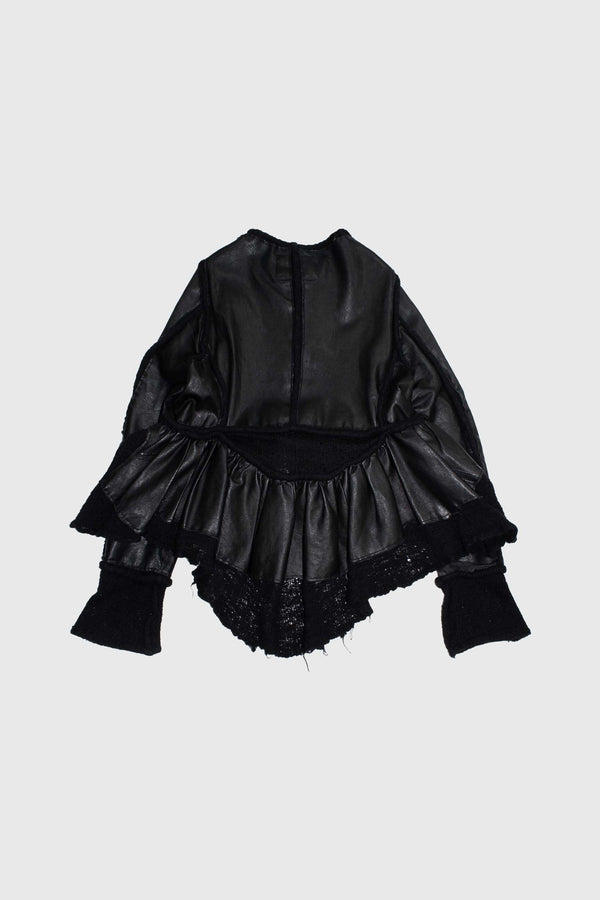 Lambskin Peplum Jacket