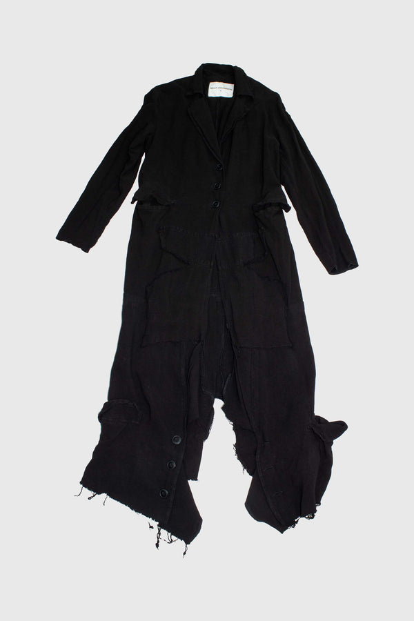 Deconstructed Linen Coat