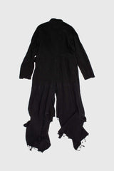 Deconstructed Linen Coat