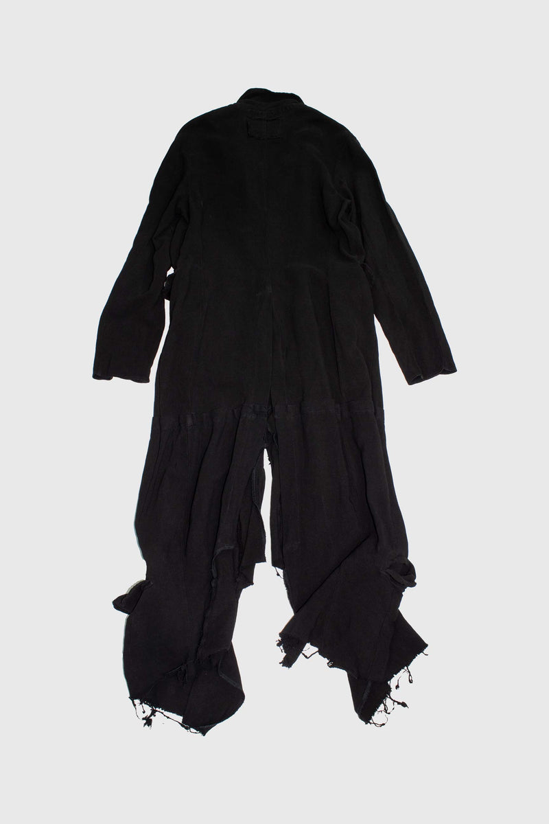 Deconstructed Linen Coat