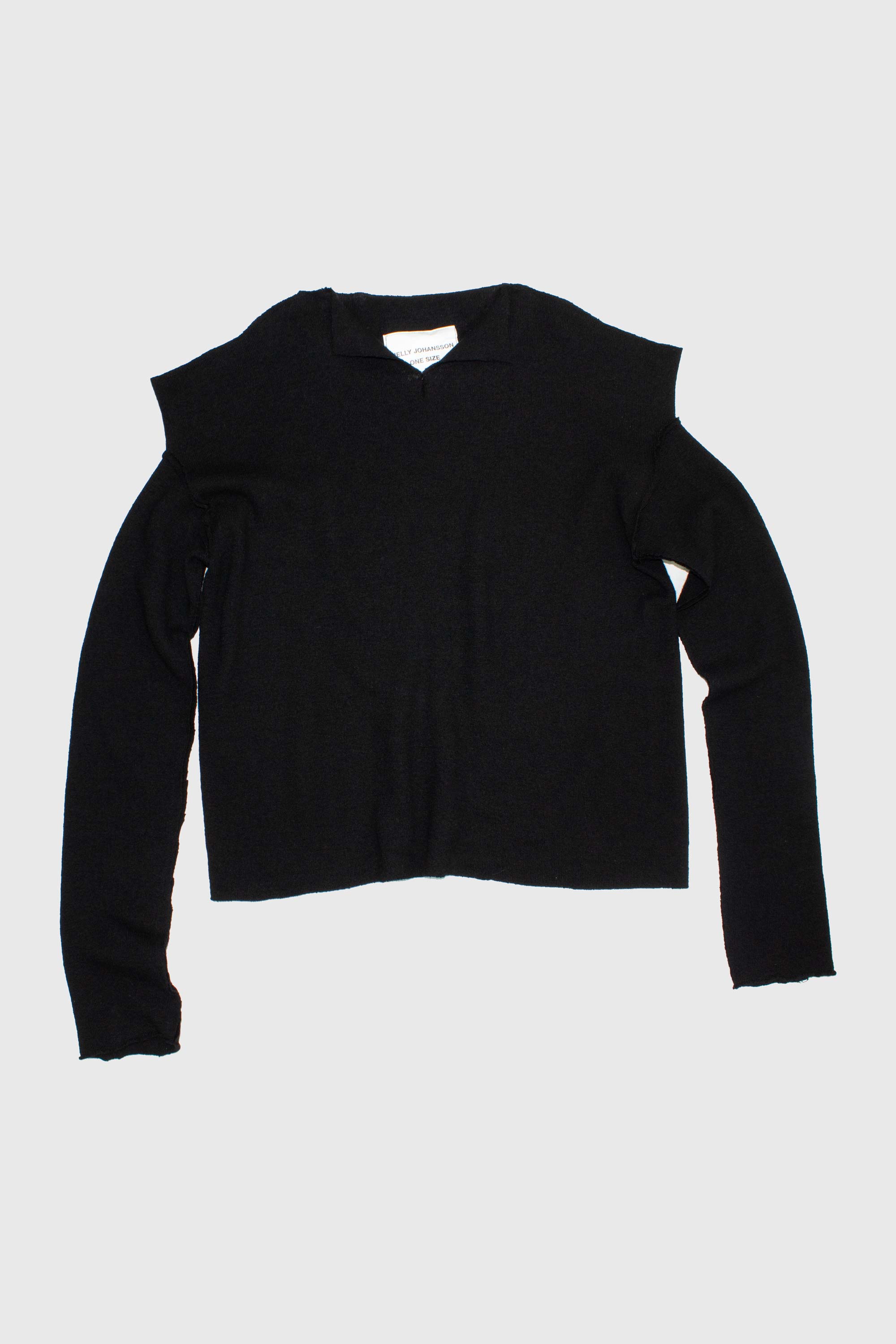 Triangular Merino Wool Knit Sweater - NELLY JOHANSSON