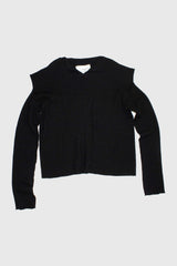 Triangular Merino Wool Knit Sweater