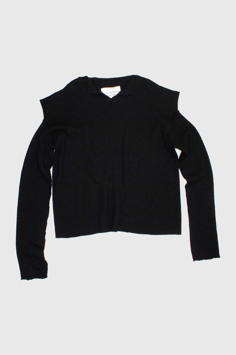 Triangular Merino Wool Knit Sweater