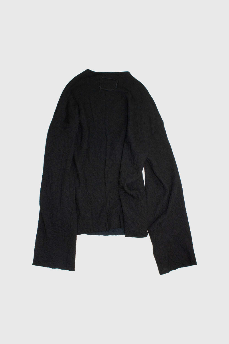 Textured Merino Wool Knit Sweater