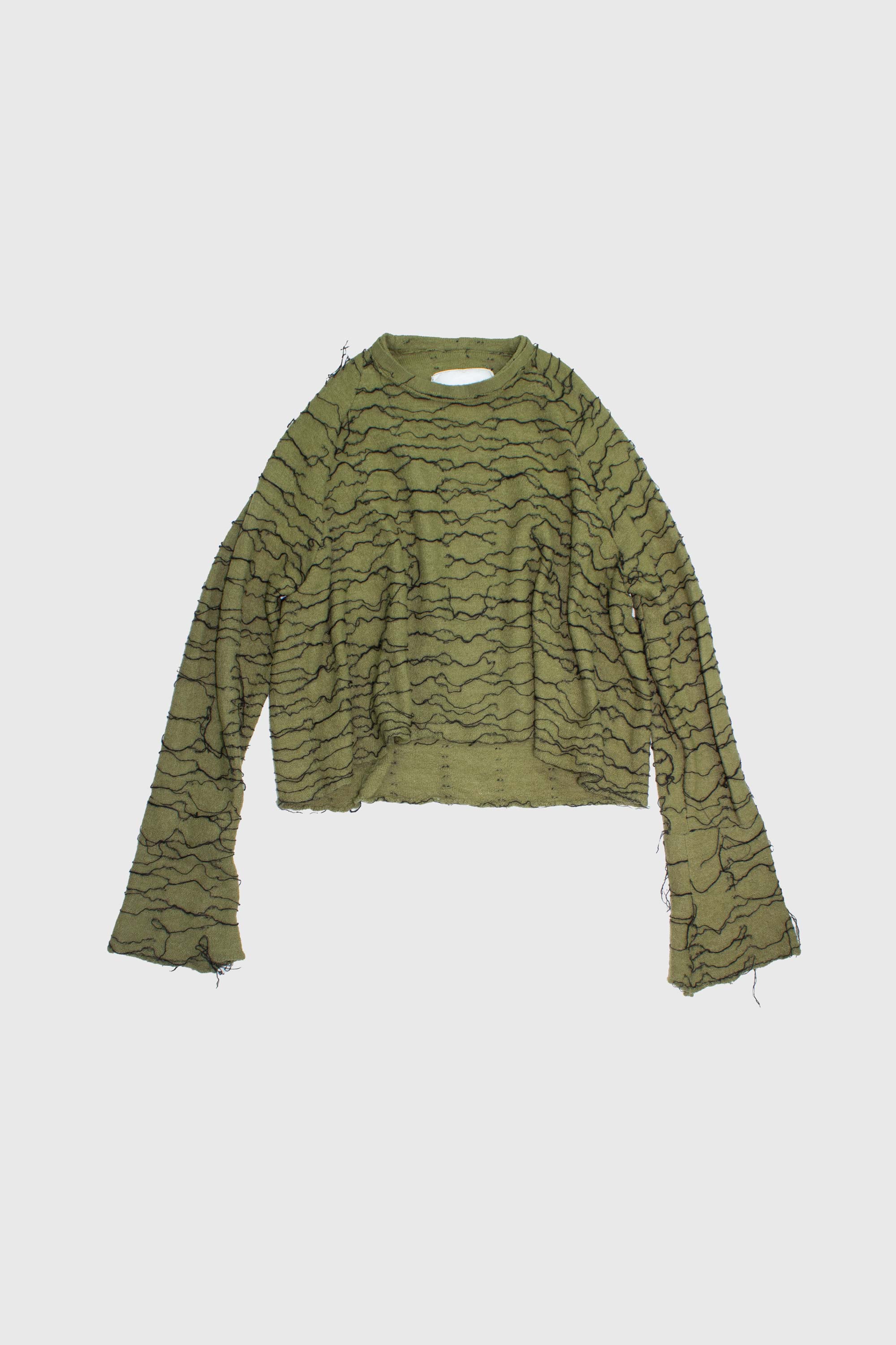 Striped Merino Wool Knit Sweater - NELLY JOHANSSON