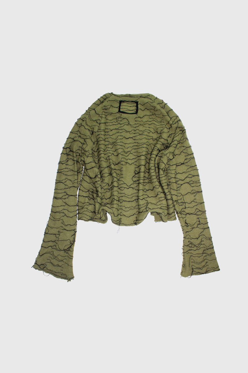 Striped Merino Wool Knit Sweater