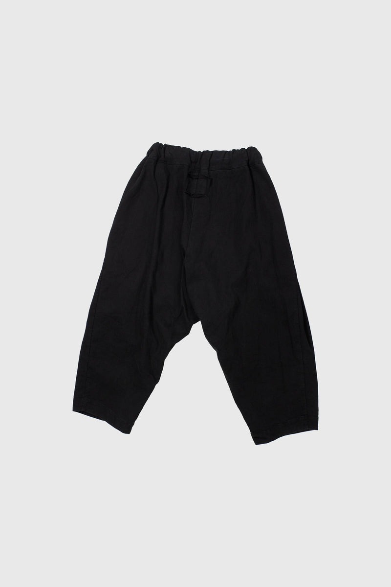 Cropped Pleat Trousers