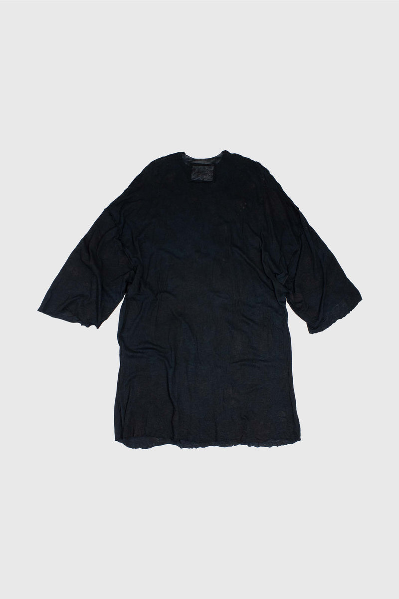 Hand-painted linen T-shirt