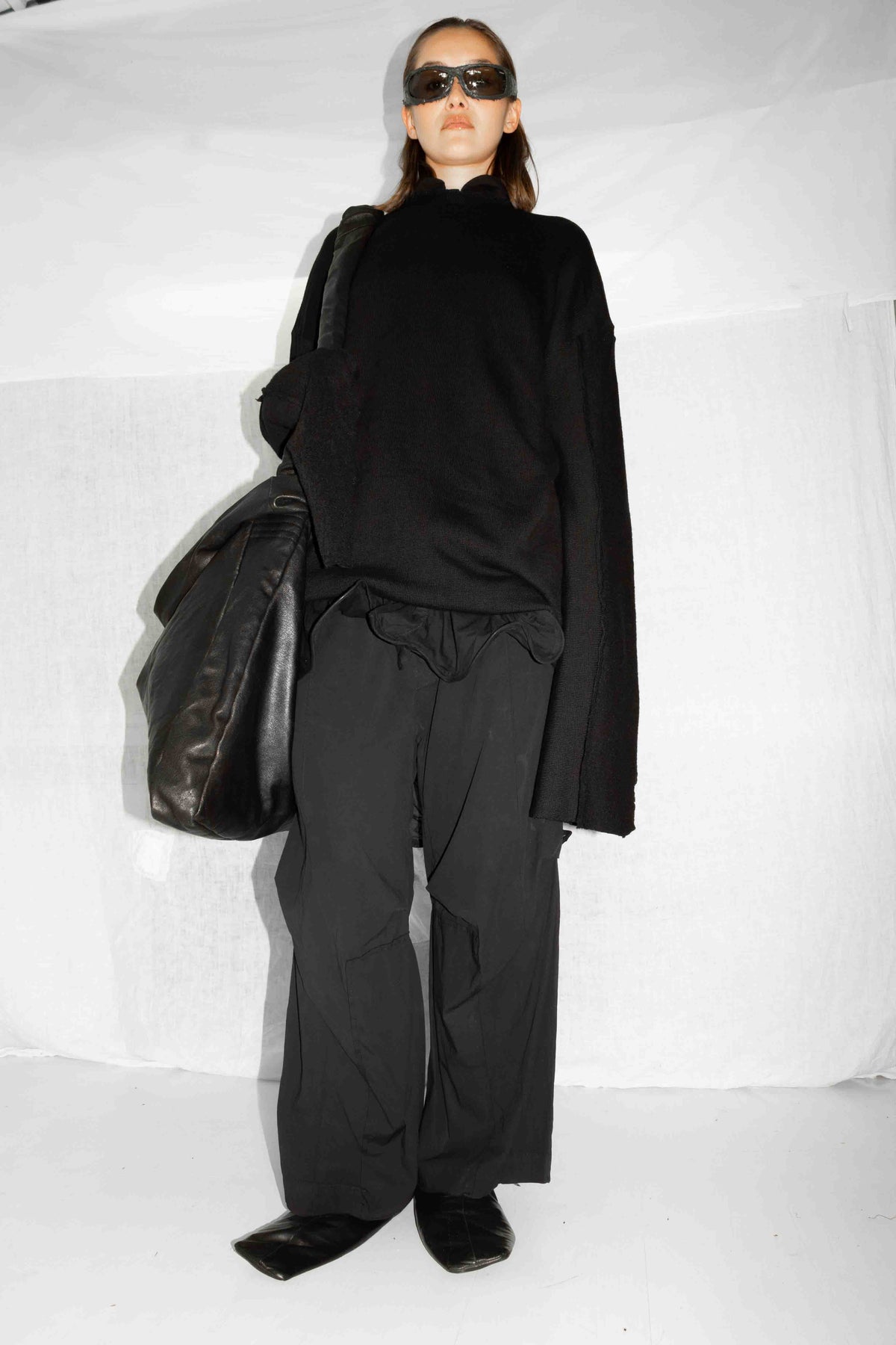 Loose Slacks by NELLY JOHANSSON, cotton, viscose and elastane