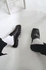 Leather Slip In Loafers