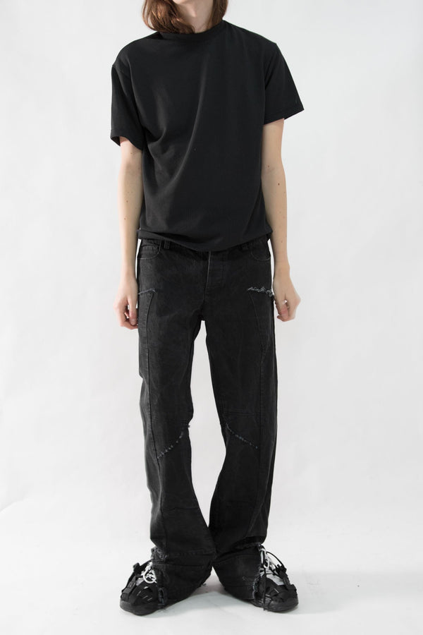 Perforated Crewneck T-Shirt - NELLY JOHANSSON