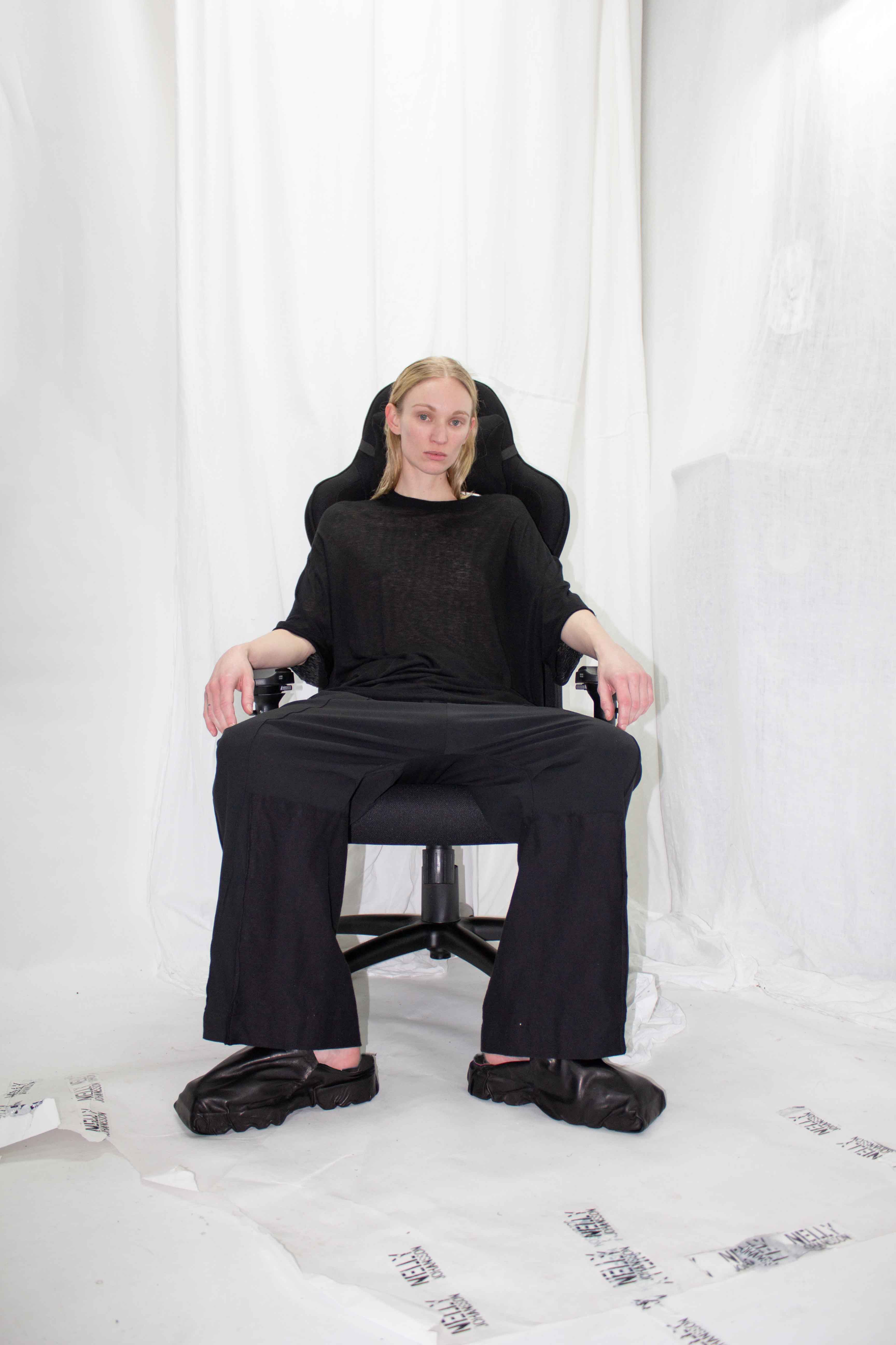 Merino blend T-shirt - NELLY JOHANSSON