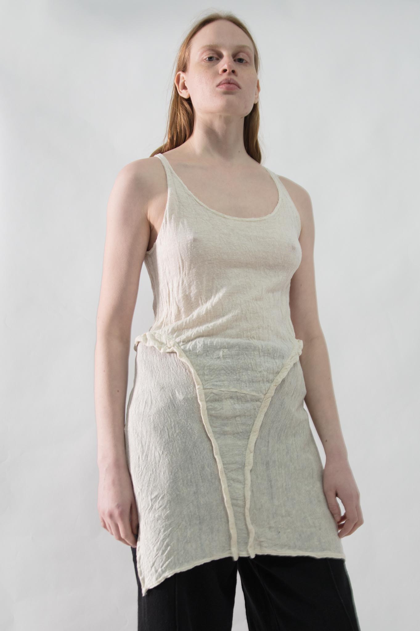 Asymmetrical Linnen Top 3 - NELLY JOHANSSON